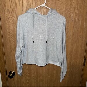 ZYIA Light Gray Hoodie Sweatshirt